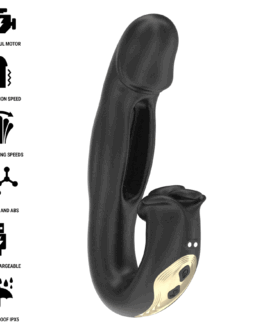 IBIZA – VIBRATORE ROSE EFFETTO FLICKING E STIMOLATORE DEL CLITORIDE