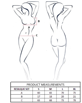 PASSION – RESILQUE REGGISENO + PERIZOMA ROSSO POMODORO L/XL
