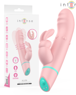 INTENSE - STIMOLATORE E VIBRATORE ROTANTE ALVIN RABBIT + OSCILLANTE