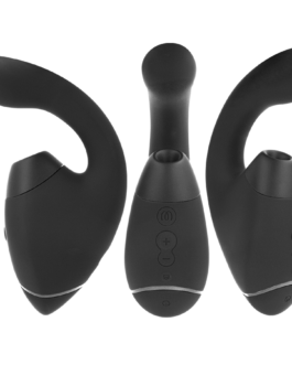 WOMANIZER – DUO NEXT STIMOLATORE DOPPIO CLITORIDEO E PUNTO G NERO
