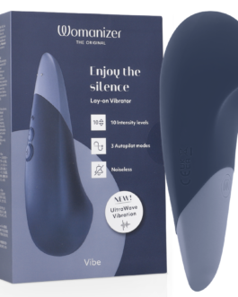 WOMANIZER – VIBE LAY-ON VIBRATORE SILENZIOSO BLU SCURO