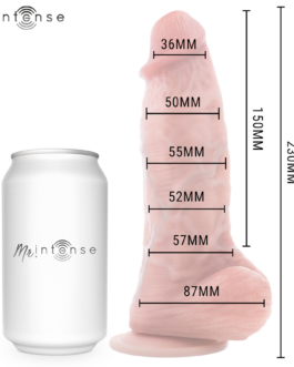 MR INTENSE – DILDO IN SILICONE SPENCER MEDIO 23 CM -Ø- 5,7 CM