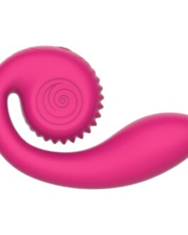 SNAIL VIBE - VIBRATORE ROSA GIZI LITE DOPPIO PUNTO G E CLITORIDEO