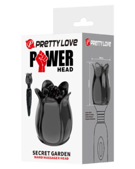 PRETTY LOVE – SECRET GARDEN TESTA DA MASSAGGIO NERA