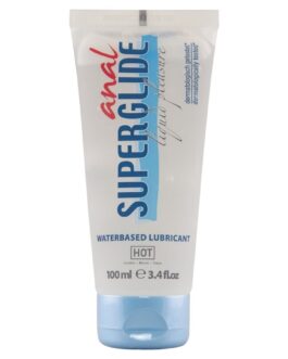 HOT – ANAL SUPERGLIDE LIQUID PLEASURE LUBRIFICANTE A BASE D’ACQUA 100 ML