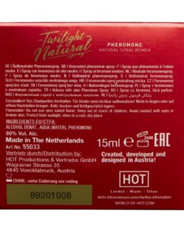 HOT – TWILIGHT PHEROMONE NATURALE DONNA 15 ML