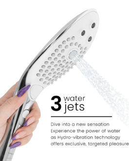 WOMANIZER – SOFFIONE DOCCIA STIMOLANTE CLITORIDEO WAVE CROMATO