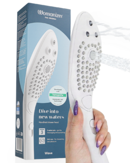 WOMANIZER – SOFFIONE DOCCIA STIMOLANTE CLITORIDEO WAVE BIANCO