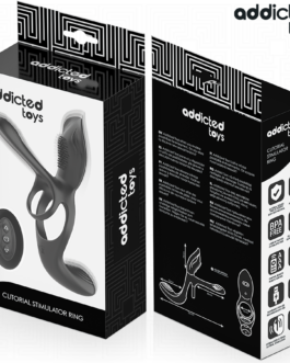 ADDICTED TOYS – DOPPIO ANELLO PER PENE CON STIMOLATORE CLITORIDEO