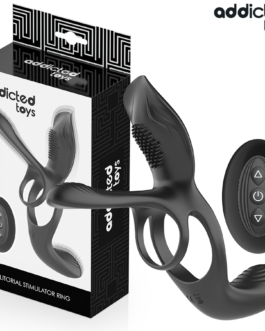 ADDICTED TOYS – DOPPIO ANELLO PER PENE CON STIMOLATORE CLITORIDEO