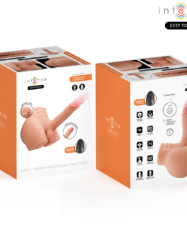 INTENSE DEEP TOUCH – TORSO RICHIE CON ANO E DILDO REALISTICO CON TELECOMANDO A SPINTA E VIBRAZIONE 4,7 KG