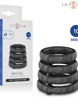 INTENSE – MICHIEL SET DI 4 ANELLI PER PENE MODELLO 10