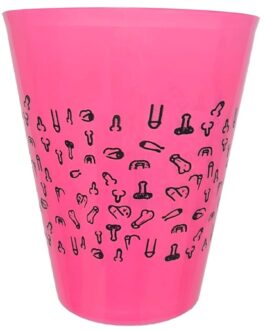 DIABLO PICANTE – TAZZA FUCSIA 500 ML CON PENI NERI