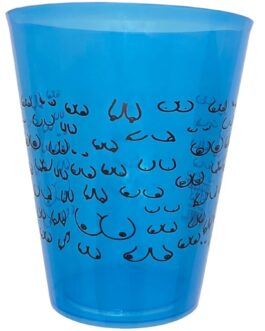 DIABLO PICANTE – TAZZA BLU 500 ML CON TETTONE NERO