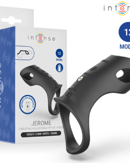INTENSE – JEROME ANELLO PER PENE VIBRANTE REGOLABILE MODELLO 12