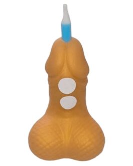 DIABLO PICANTE – CANDELA NUMERO DI COMPLEANNO PENE DORATA