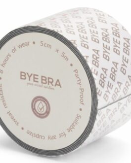 BYE-BRA – BODY TAPE DOUBLE SIDED CINTA DE DOBLE CARA BEIGE TALLA ÚNICA 5 x 500 CM