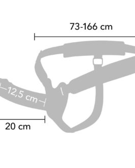 HIDDEN DESIRE – INFERNO VIBRANTE GUAINA PER PENE STRAP-ON 20 CM