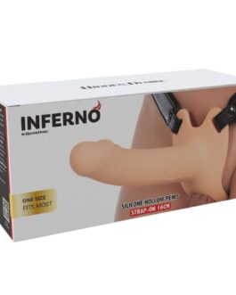 HIDDEN DESIRE – INFERNO GUAINA PER PENE CON STRAP-ON 16 CM