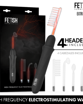 FETISH SUBMISSIVE – VIBRADOR WAND ELECTROESTIMULACIÓN ALTA FRECUENCIA