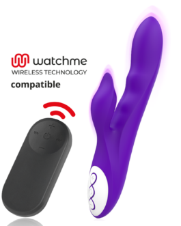 GALATEA – GALO VIBRATORE VIOLA + TELECOMANDO WATCHME