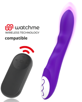 GALATEA – DANTE VIBRATORE VIOLA + TELECOMANDO WATCHME