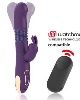 TREASURE – BASTIAN VIBRATORE RABBIT UP & DOWN ROTATORE E VIBRATORE + TELECOMANDO WATCHME