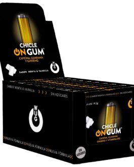 WUG GUM – ON CON CAFFEINA, GINSENG E GOMMA DI GUARANÀ | ESPOSITORE 12 X 8 UNITÀ