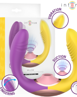INTENSE – WILLOW STIMOLATORE A VIBRAZIONE E ASPIRAZIONE 3 IN 1
