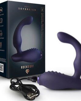 ROCKS-OFF – MINI BACCHETTA RICARICABILE 16 FUNZIONI ROSA PEONIA