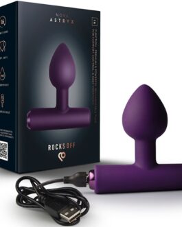 ROCKS-OFF – MINI BACCHETTA RICARICABILE 16 FUNZIONI ROSA PEONIA