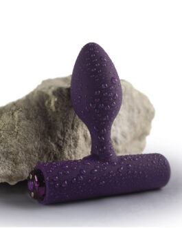ROCKS-OFF – NOVA SOLARIS PLUG ANAL FINO RECARGABLE 16 FUNCIONES NEGRO