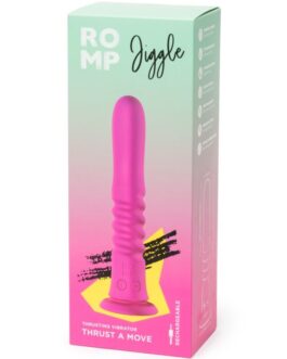 ROMP – JIGGLE VIBRATORE SU E GIÙ CON VENTOSA ROSA
