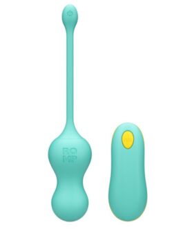 ROMP – CELLO VIBRATORE MULTIFUNZIONE A UOVO TURCHESE CON TELECOMANDO