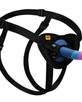 ROMP – DILDO IN SILICONE PICCOLO CON VENTOSA TRICOLORE 14 CM