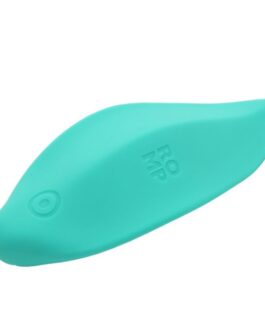 ROMP – VIBRATORE A ONDE STIMOLATORE CLITORIDEO FORMA ERGONOMICA VERDE ACQUA