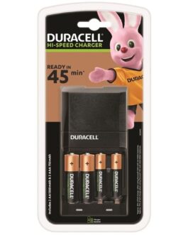 DURACELL – CARICATORE 45MIN. + 2xAA 1700mAh + 2xAAA 750mAh