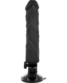 BASECOCK – VIBRATORE REALISTICO TELECOMANDO NERO 21 CM