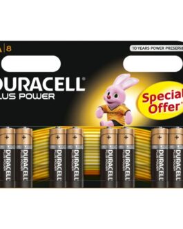 DURACELL – BATTERIA PLUS POWER AA LR6 8UNIT