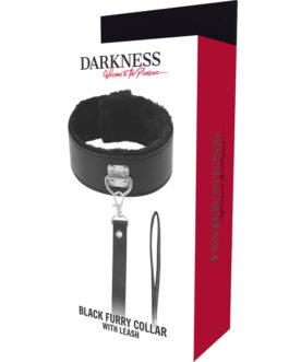 DARKNESS – COLLANA FODERATA CON CATENA IN TITANIO