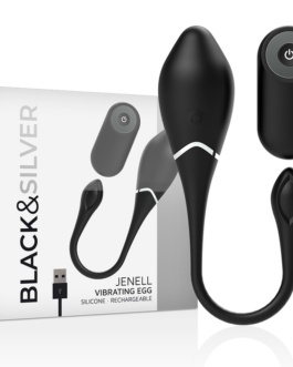 BLACK&SILVER – UOVO VIBRANTE RICARICABILE JENELL