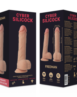 CYBER SILICOCK – SILICONE LIQUIDO MORBIDO ULTRA REALISTICO FREEMAN 20 CM -O- 3.8 CM