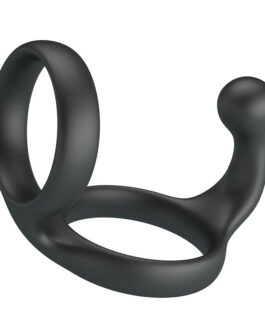 CRAZY BULL – ANELLO DOPPIO PER PENE E TESTICOLI FLORIAN NERO