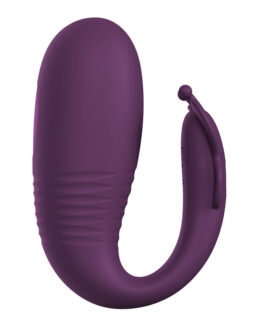PRETTY LOVE – VIBRATORE A UOVO KLAY CON SPINTA, CONTROLLO TRAMITE APP, VIOLA