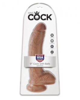 KING COCK – DILDO REALISTICO CON TESTICOLI 22,8 CM