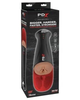 PDX ELITE – FAP-O-MATIC PRO XL VIBRANTE AUTOMATICO MARRONE 34,9 CM