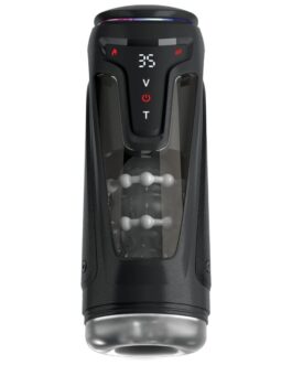 PDX ELITE – MOTO-BATOR PRO MASTURBATORE AUTOMATICO VIBRANTE E RISCALDANTE CON PROTEZIONE, 26,5 CM