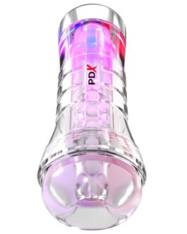 PDX ELITE – VIEWTUBE XXL LED TRASPARENTE STROKER 27,3 CM