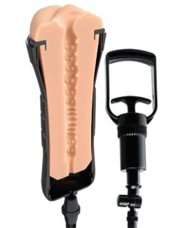 PDX EXTREME – WET PUSSIES SUPER SUCKER XXL LIGHT VAGINA STROKER WITH SUCTION 27.3 CM