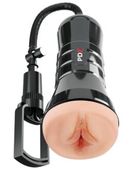 PDX EXTREME – WET PUSSIES SUPER SUCKER XXL LIGHT VAGINA STROKER WITH SUCTION 27.3 CM